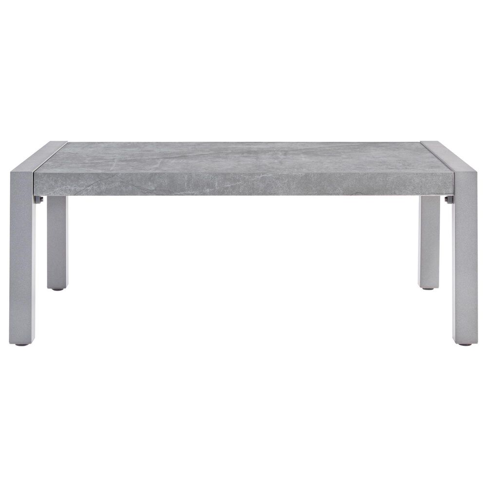 Ashley Hurley Park Patio Rectangular Coffee Table in Gray, , large