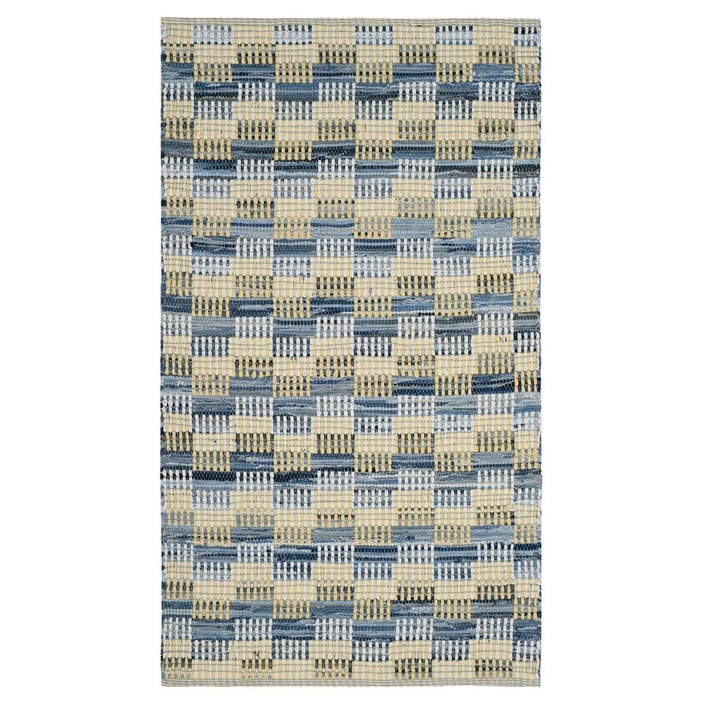 Safavieh Montauk Geometric 4" x 6" Gold and Multicolor Area Rug, , large