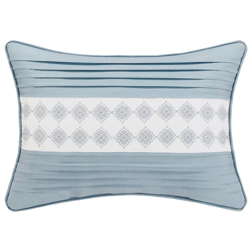 Royal Court Trilogy Lumbar Pillow in Blue and White, , large