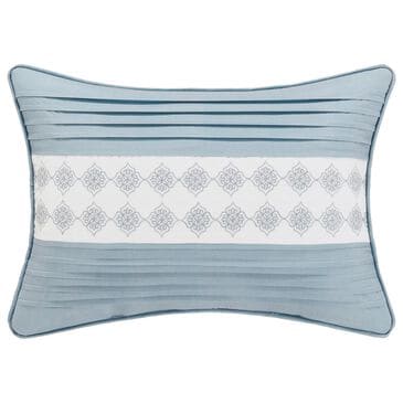 Royal Court Trilogy Lumbar Pillow in Blue and White, , large