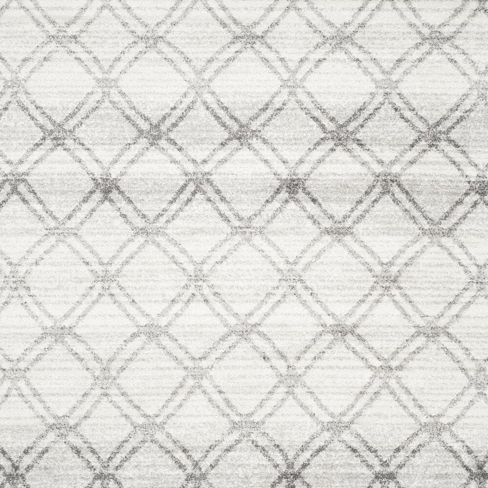 Safavieh Adirondack ADR105P-4SQ 4&#39; x 4&#39;  Silver/Charcoal Square Rug, , large