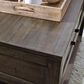 Ashley Johurst Sofa Table in Grayish Brown and Black, , large