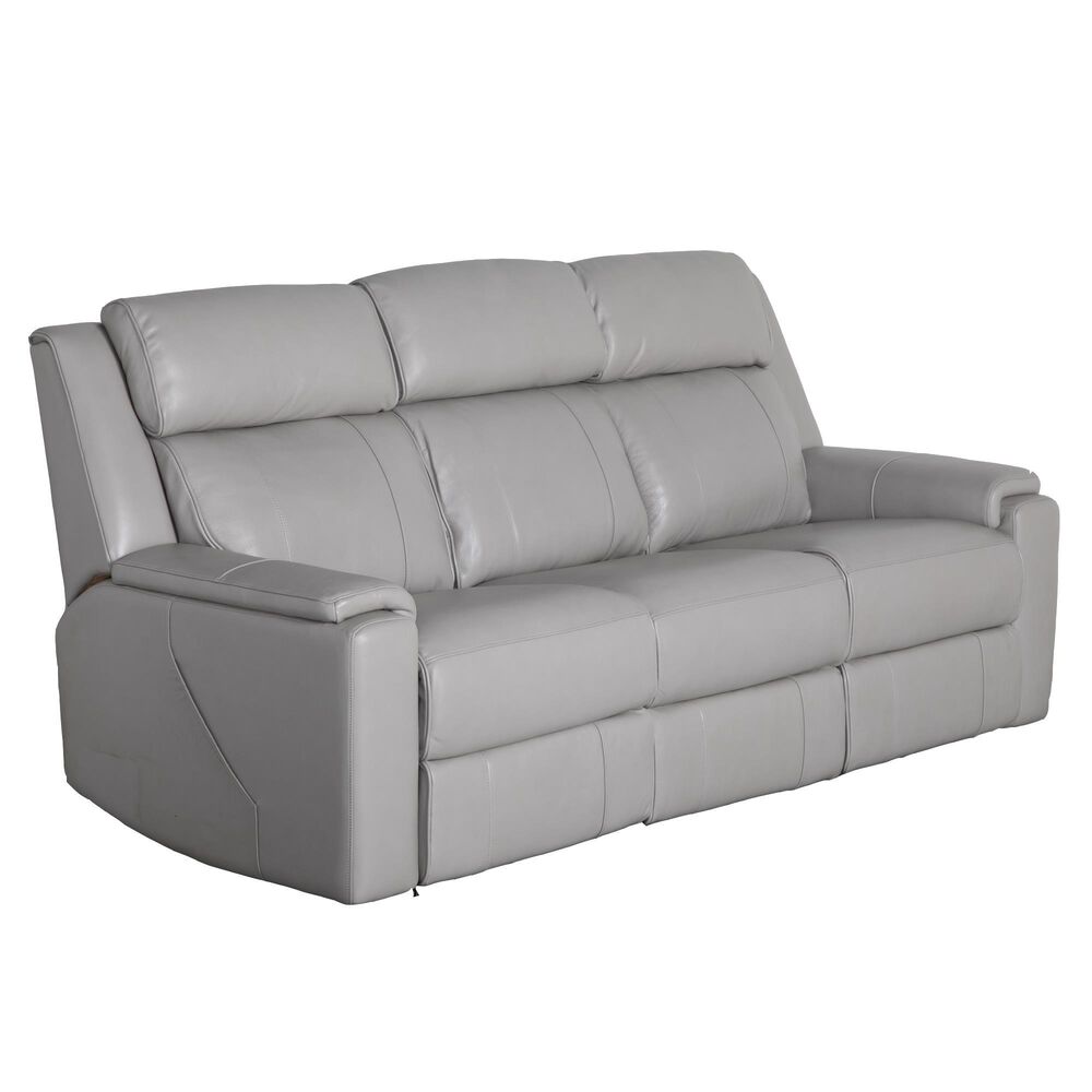 Aurora Furnishings Leather Power Reclining Sofa with Massage in 