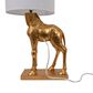 Creative Coop Serengeti Giraffe Table Lamp in Distressed Gold, , large