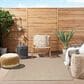 Nourison Courtyard Jute and Ivory 5" x 7" Indoor/Outdoor Area Rug, , large