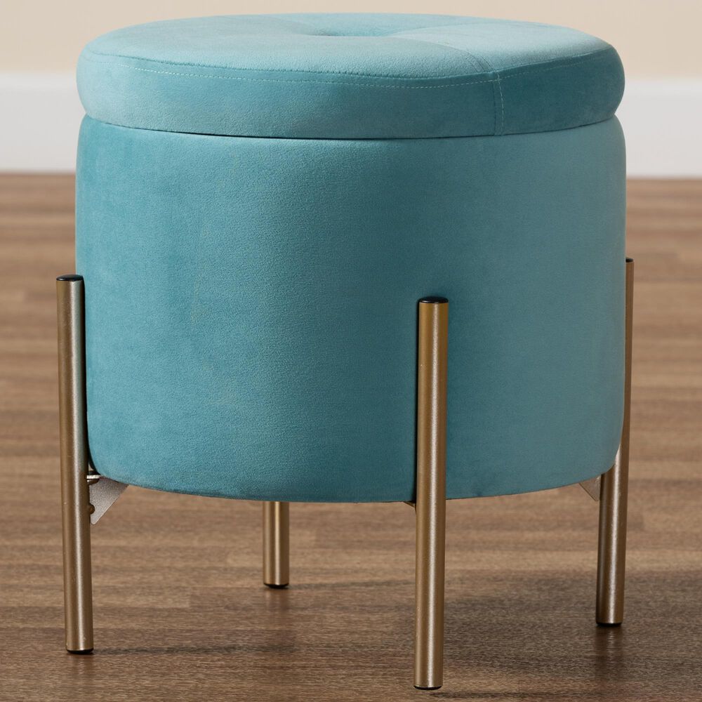 Baxton Studio Malina Storage Ottoman in Sky Blue, , large