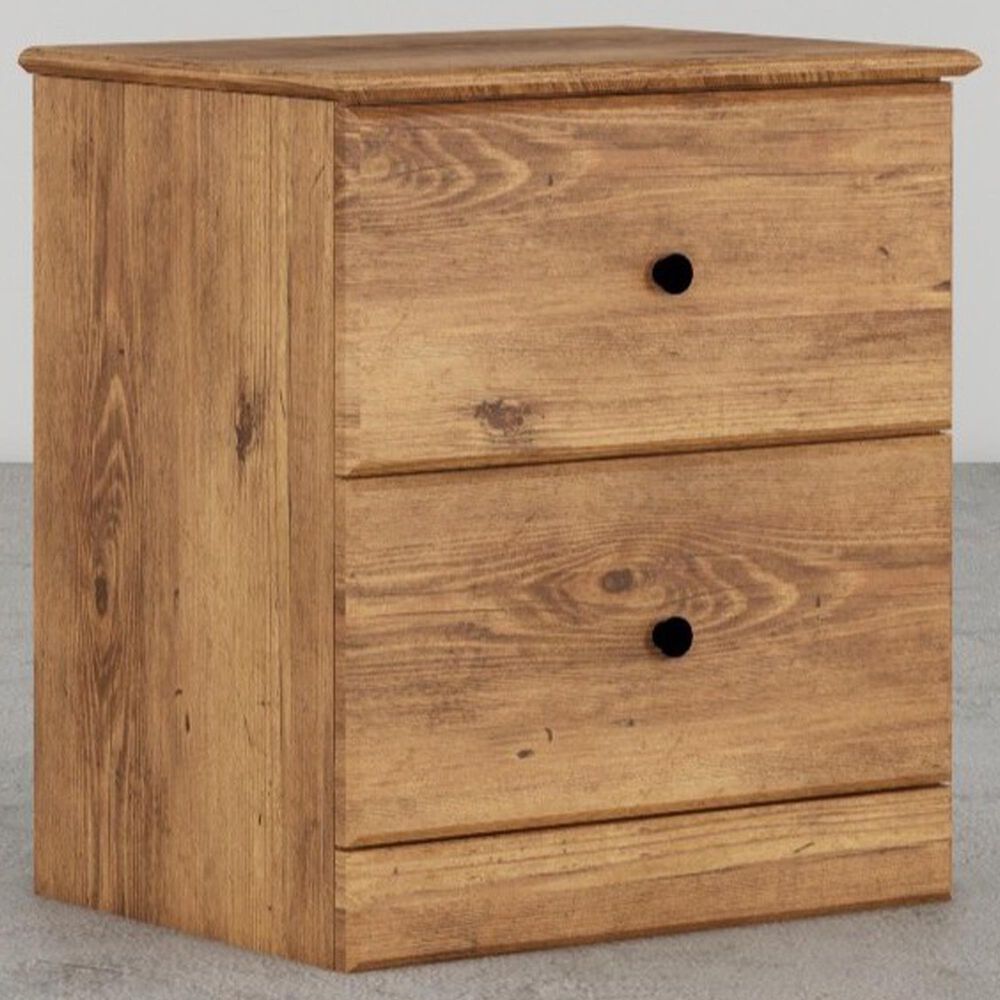 Lemoore Essentials 2-Drawer Nightstand in Saratoga Pine, , large
