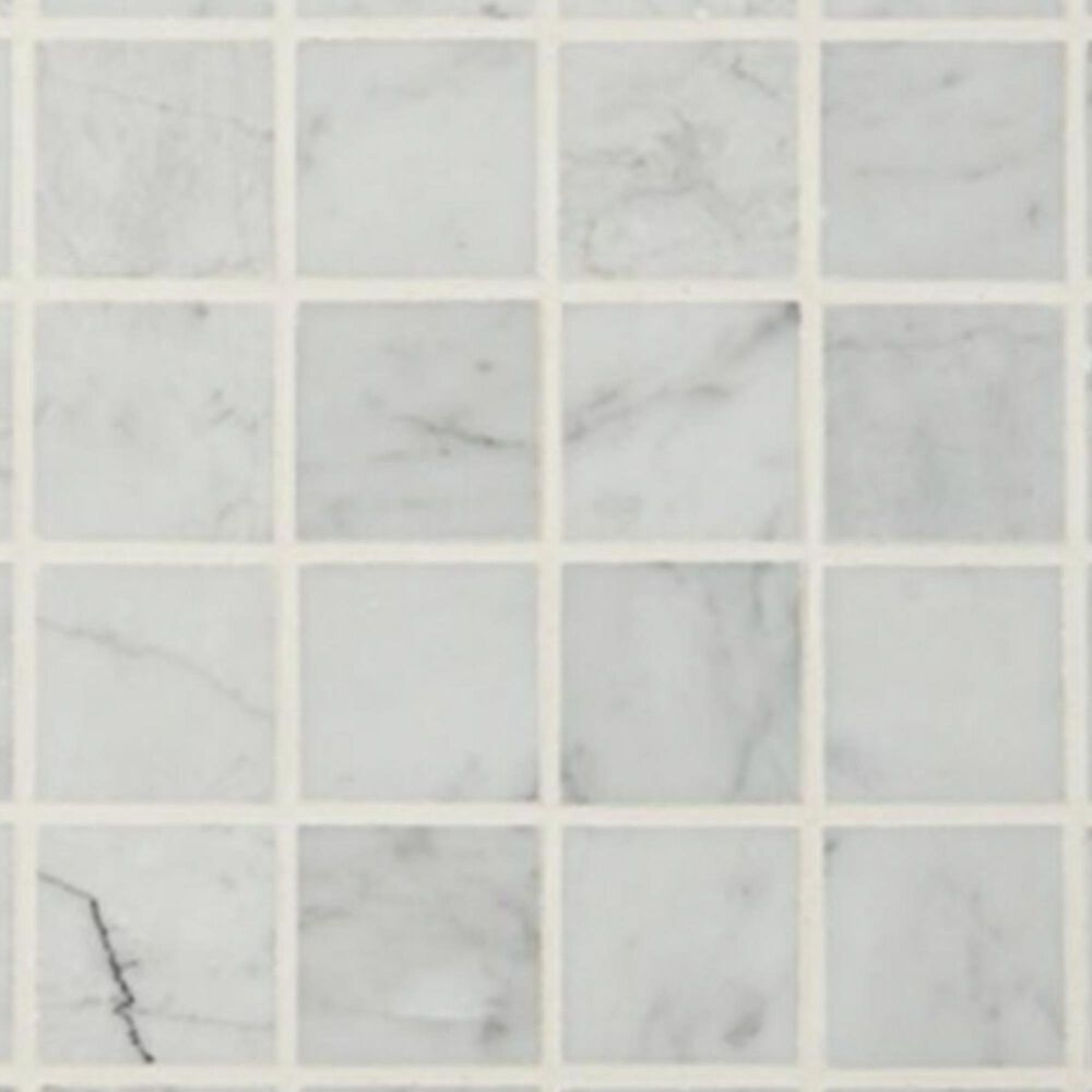 MS International Carrara White 12" x 12" Polished Mosaic Sheet, , large