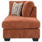 Ashley Aviemore 2-Piece Sectional with Right-Facing Chaise in Spice, , large