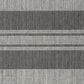 Amer Rugs Maryland 2"4" x 8" Silver and Taupe Runner, , large