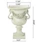 Hearth and Haven Outdoor Garden Urn Planter in White, , large