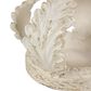 Maple and Jade Royal Crown Sculpture in Matte Antique White, , large