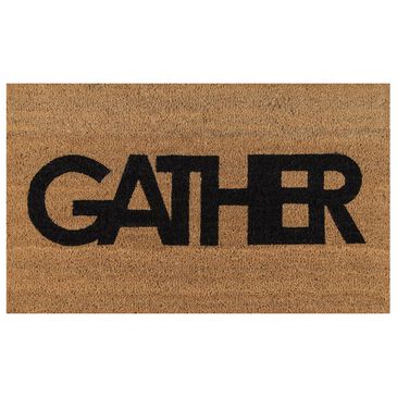 Novogratz Aloha Gather ALO-9 1"6" x 2"6" Natural Door Mat, , large
