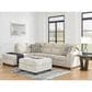 Ashley Lonoke 2-Piece Left Facing Sectional with Chaise in Parchment, , large