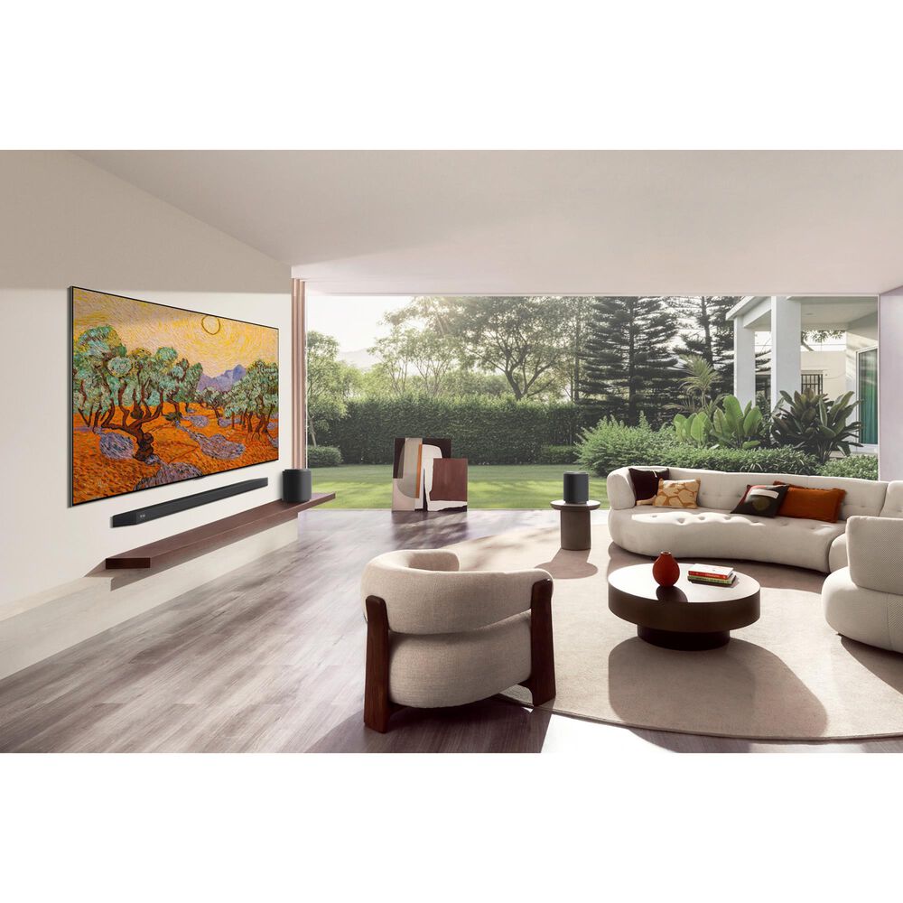 LG 55" Class G6 Series OLED evo AI 4K with Supplied Flush Wall Mount in Black - Smart TV, , large
