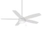 Minka-Aire Airetor III 52" Ceiling Fan with LED Light in Flat White, , large