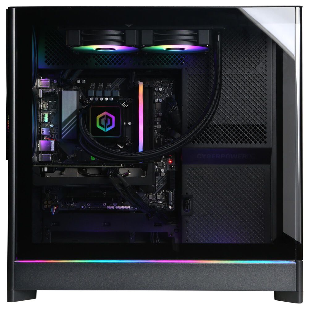 CyberPowerPC Gamer Supreme Gaming Desktop | Intel Core Ultra 7 265F - 16GB RAM - AMD Radeon RX 9060 XT Graphics - 2TB SSD in Black, , large