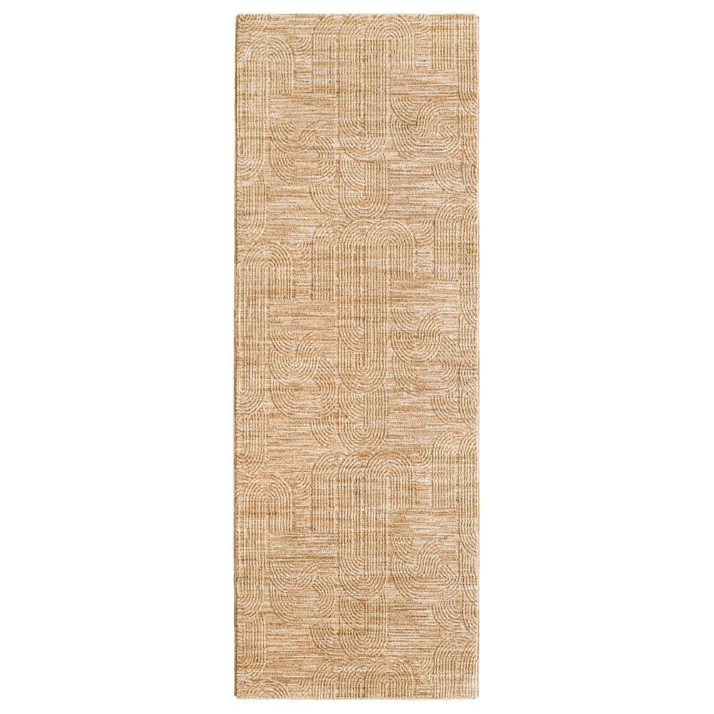 Surya Masterpiece MPC-2310 Beige, Tan and Medium Brown 2&#39;7&quot; x 7&#39;3&quot; Runner, , large