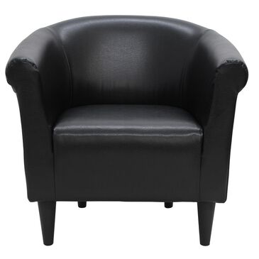 Overman International Corp Accent Chair in Ford Black, , large