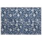 Dalyn Rug Company Soft Essentials Floral Navy 1"8" x 2"6" Indoor/Outdoor Area Rug, , large