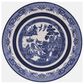 Oxford Flamingo Porcelain 20-Piece Dinnerware Set in Blue Willow, , large