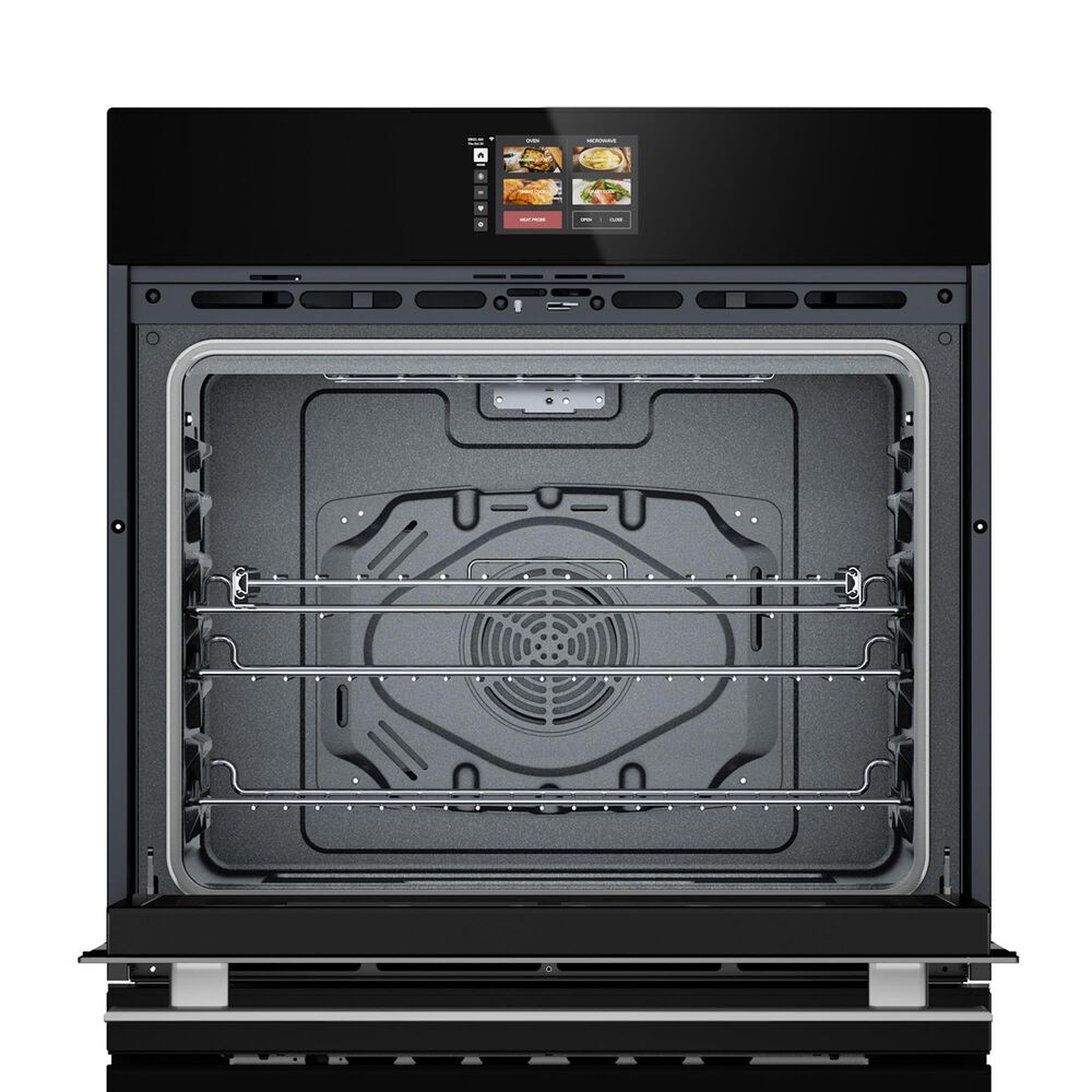 Sharp 30&quot; Smart Electric Microwave Wall Oven Combo in Stainless Steel and Black, , large