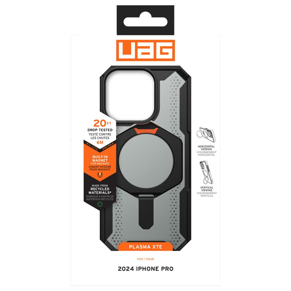 UAG Plasma XTE Series MagSafe Case for Apple iPhone 16 Pro Max in Black and Orange, , large