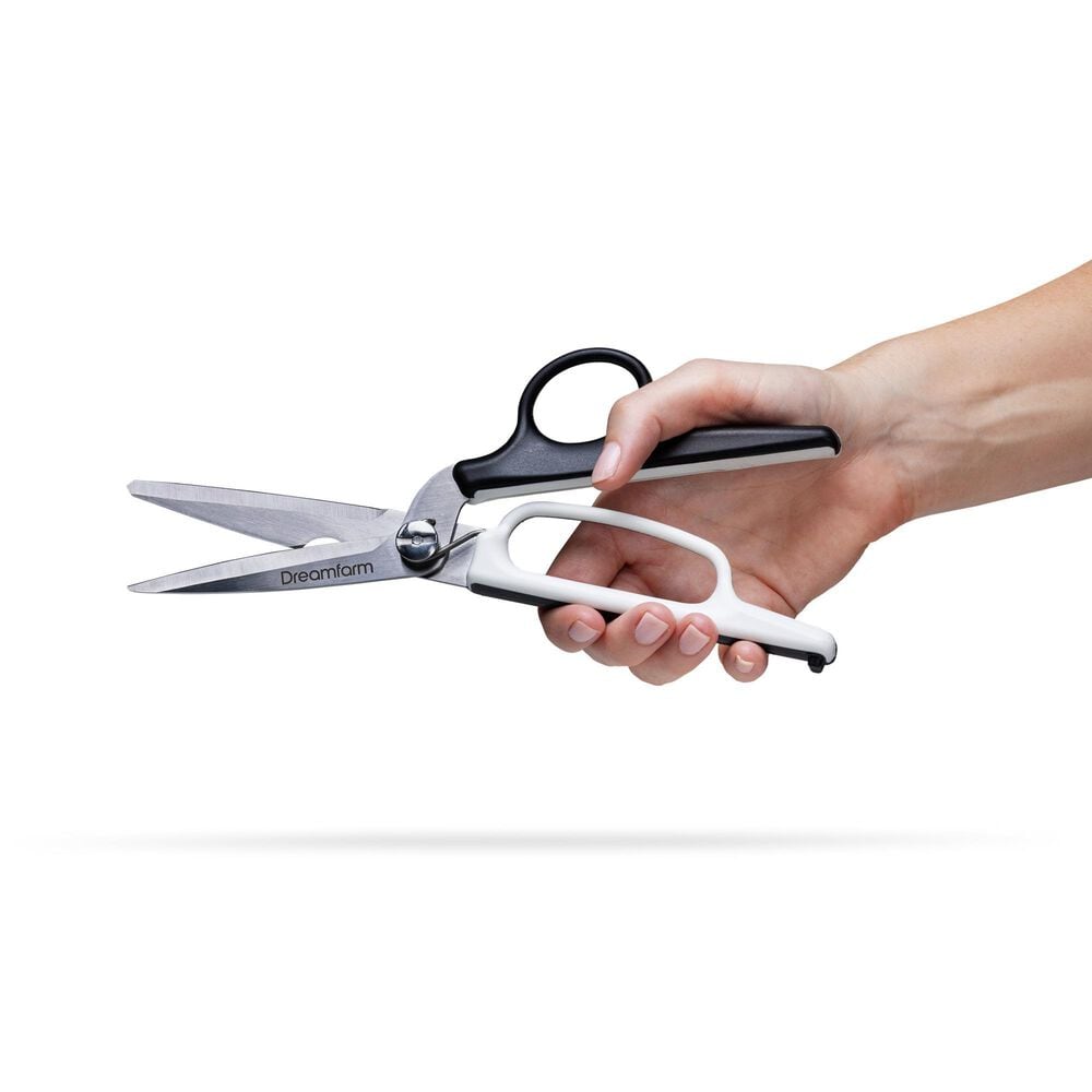 Dreamfarm 2-in-1 Bishears Scissors in Black, White and Stainless Steel, , large