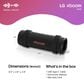 LG Xboom Grab Core Bluetooth Speaker in Black, , large