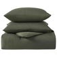 Trade Linker 3-Piece Queen Waffle Down Alternative Comforter Set in Sage, , large