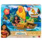 Disney Princess Moana Floating Ocean Voyager Canoe Boat Set, , large