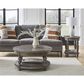 Null Aria Round Cocktail Table in Smoke Grey, , large