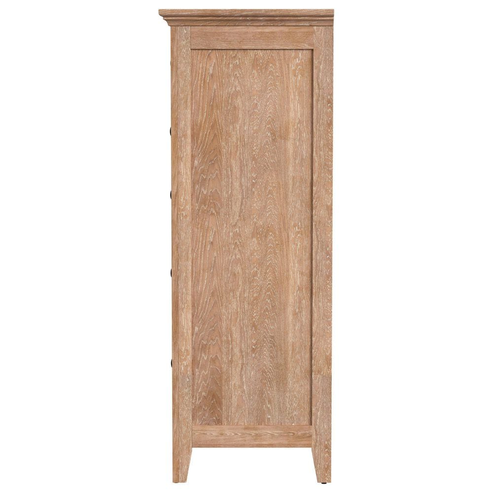 Hawthorne Furniture San Mateo 5-Piece Queen Storage Bedroom Set in Wheat, , large