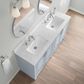 37B Lucerne 60" Double Bathroom Vanity in Soft Blue with Marble Top and Backsplash, , large