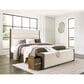 Ashley Marxmore California King Upholstered Storage Panel Bed in Brown, , large