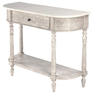 Butler Specialty Company Danielle Console Table in Grey and White Marble, , large