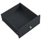 HOMLUX Kitchen Island with Power Outlet and Drop Leaf in Black, , large