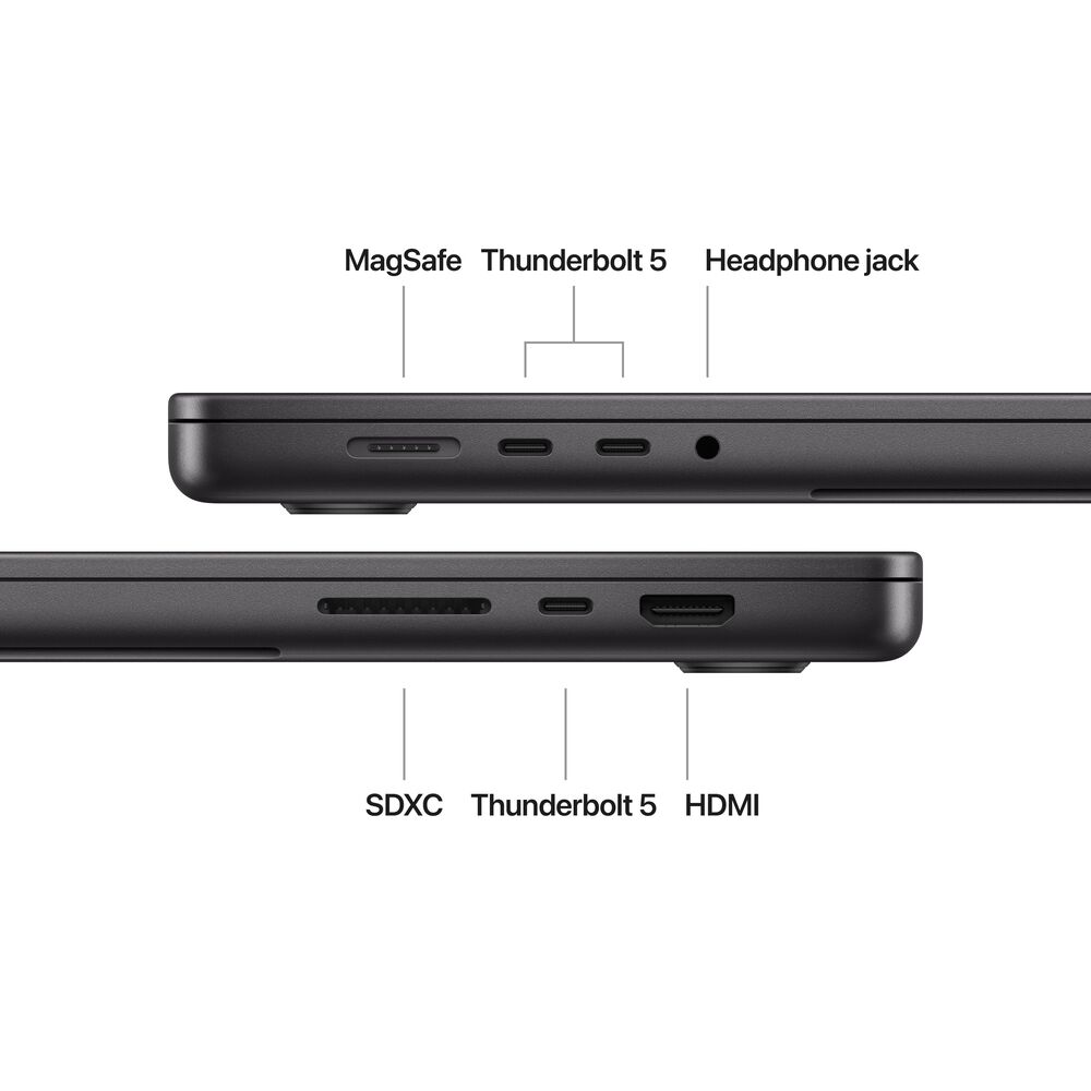 Apple MacBook Pro 16-inch Laptop 14 Core - M4 Max chip - 36GB Memory - 1TB SSD - Space Black &#40;Latest Model&#41;, , large