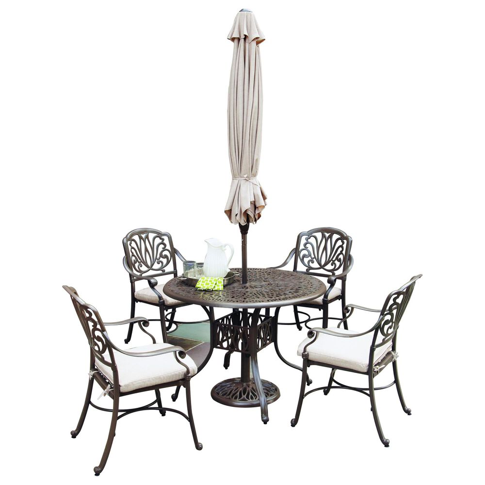 Homestyles Capri 7-Piece Dining Set in Taupe, , large