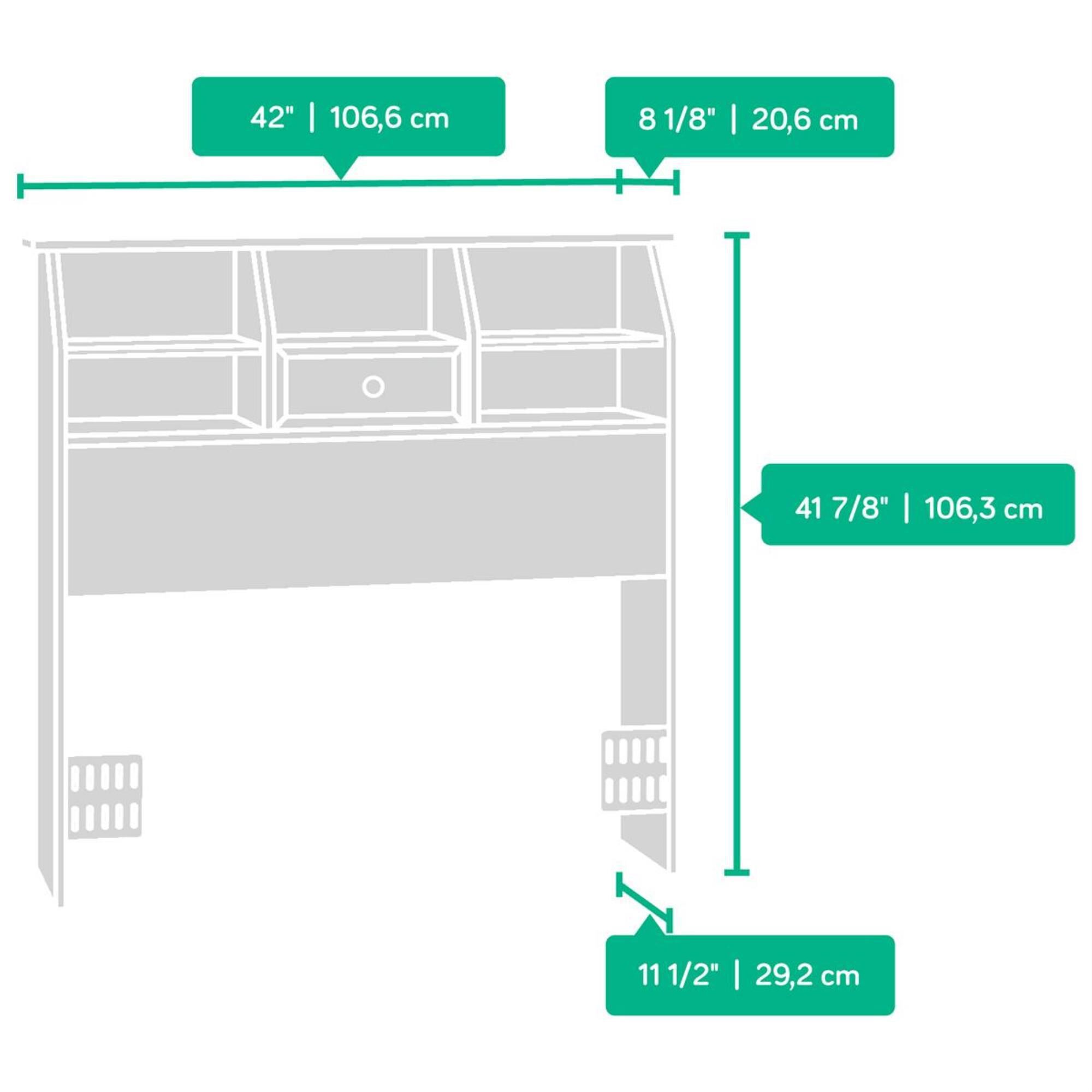 Sauder twin sales bookcase headboard