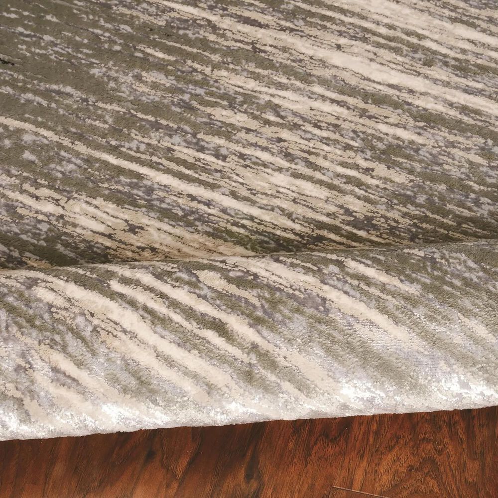 Kas Oriental Rugs Luna Nova 3&#39;3&quot; x 4&#39;11&quot; Silver and Grey Area Rug, , large