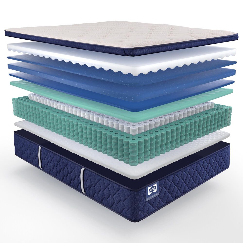 Sealy Safa Park Soft Pillowtop California King Mattress with High Profile Box Springs, , large
