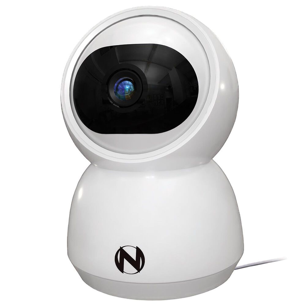Night Owl Indoor Wi-Fi IP Plug In 3MP Deterrence Camera with Pan, Tilt and 2-Way Audio - White, , large