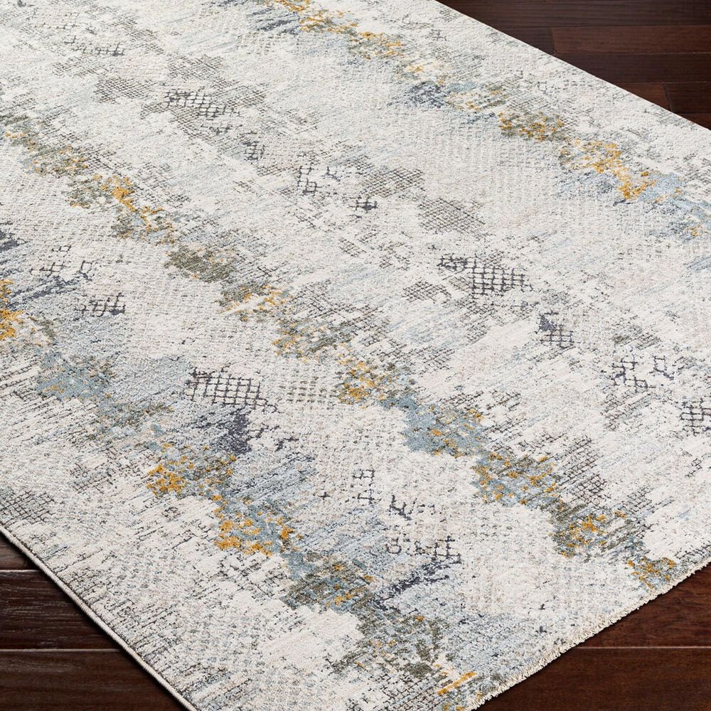 Surya Dresden Off-White, Taupe, Dusty Sage, Ink Blue, Light Gray and Deep Teal 10&#39; x 13&#39;11&quot; Area Rug, , large