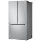 LG 27 Cu. Ft. Counter-Depth French Door Refrigerator in Stainless Steel, , large