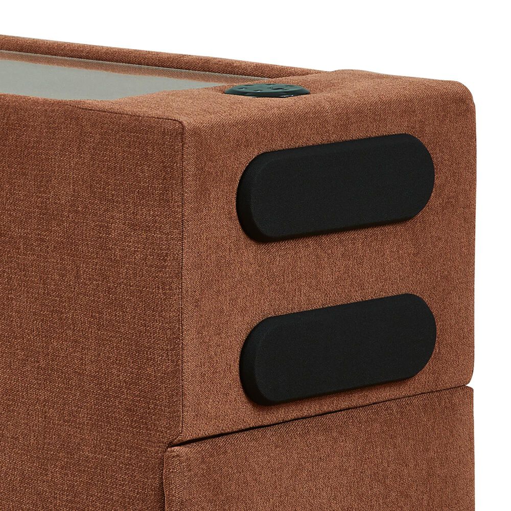 Ashley Modmax Console With Audio System In Spice, , large