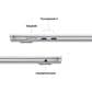 Apple MacBook Air 15-inch Laptop M4 chip - 10 Core CPU - 10 Core GPU - 16GB Memory - 256GB SSD - Silver (Latest Model), , large