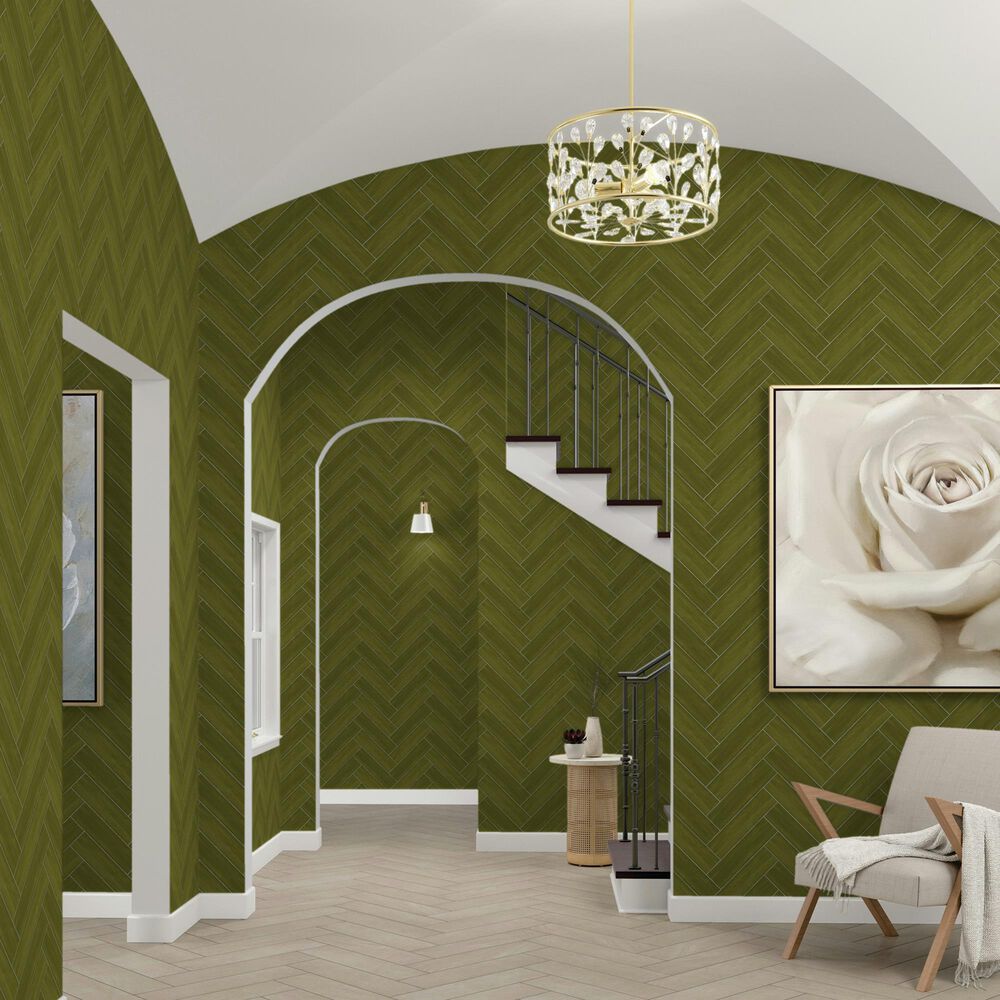 Dal-Tile Artcrafted Fern 3" x 12" Ceramic Tile, , large