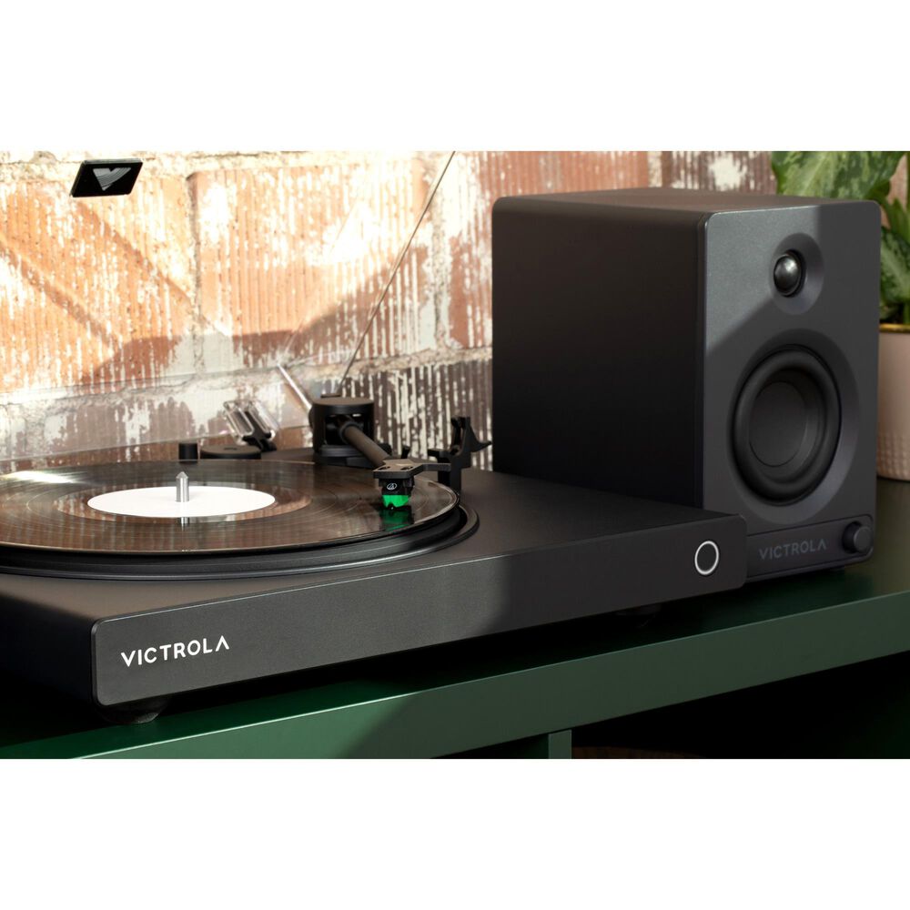 Victrola Wave Bluetooth Turntable with Auracast in Black, , large