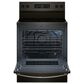 Whirlpool 5.3 Cu. Ft. Electric Range with Air Cooking Technology in Black-on-Stainless, , large